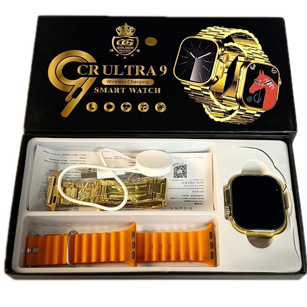 CR Ultra9 Smart Watch With 2Straps