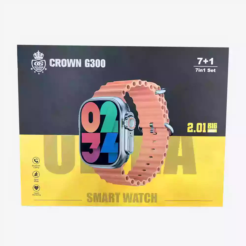 Crown G-300 Smart Watch (7in1)