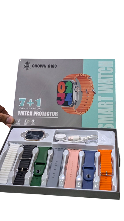 CROWN G100 7+1 Smart Watch Series Ultra 2