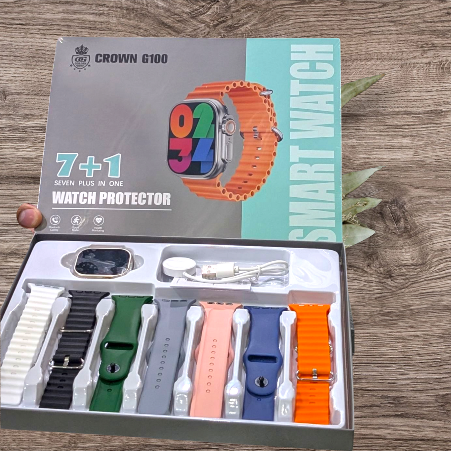 CROWN G100 7+1 Smart Watch Series Ultra 2
