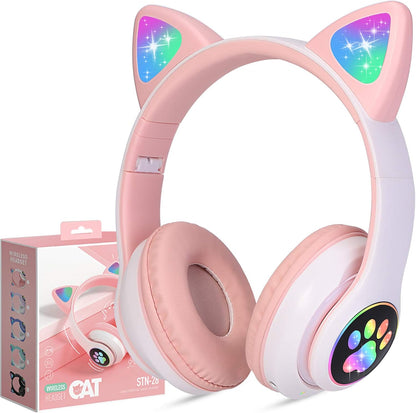 Cat Ear Wireless Bluetooth Headphones