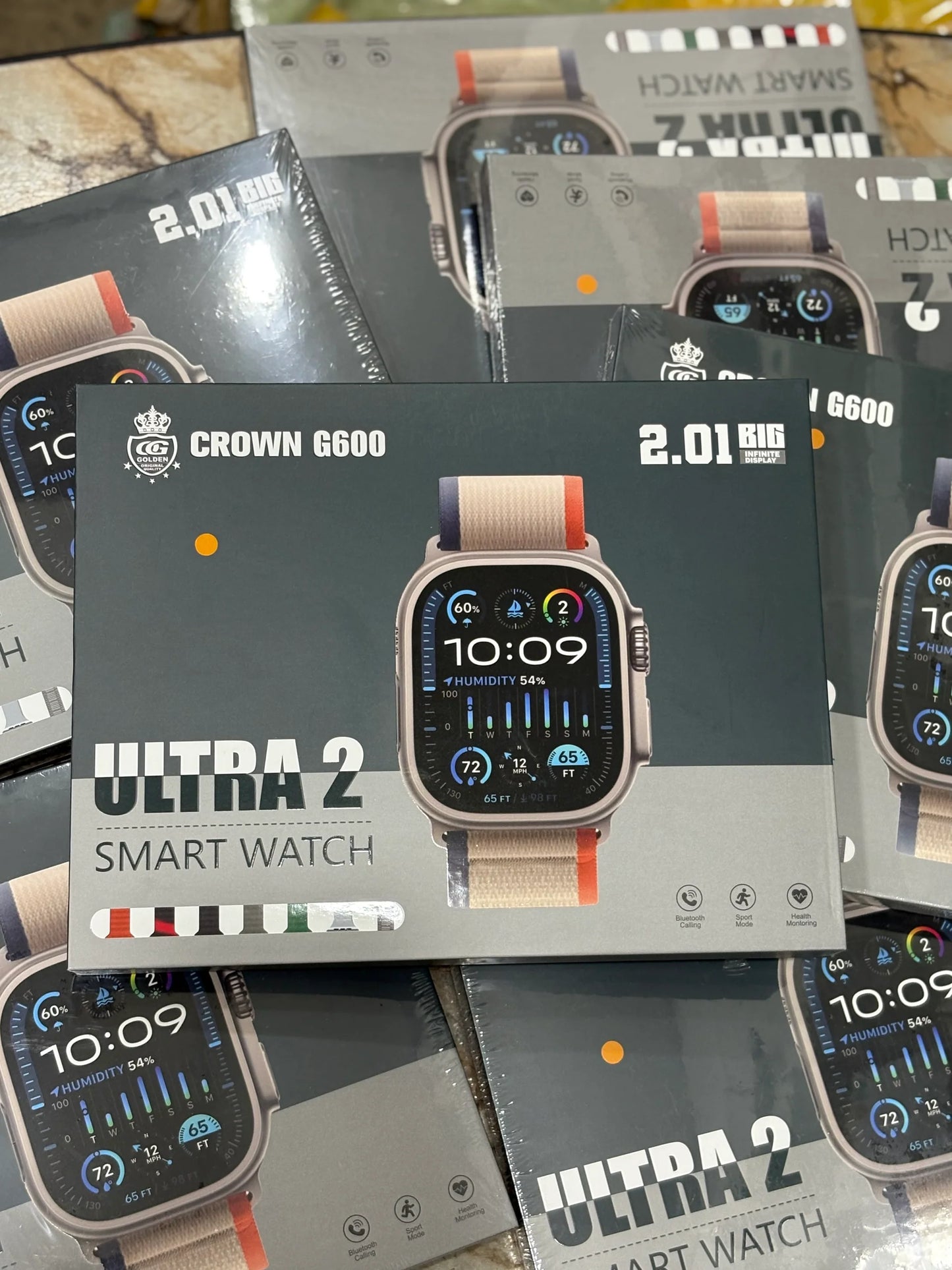 Crown G600 Ultra2 Smart Watch(7in1)