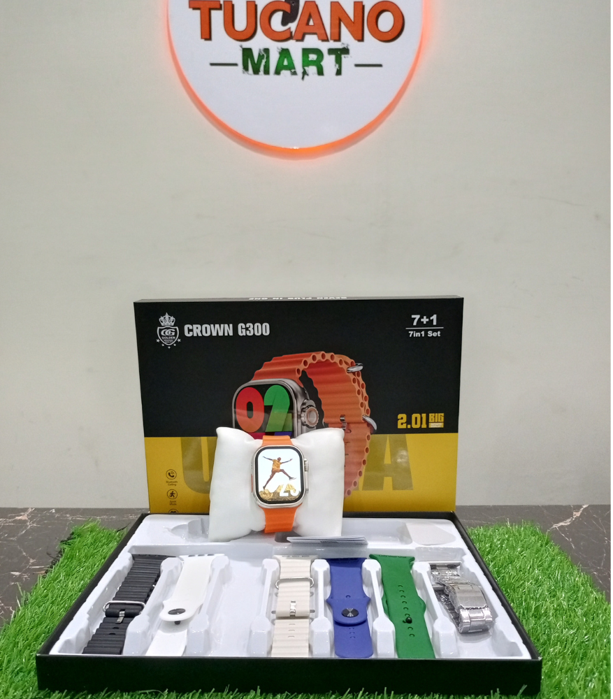 Crown G-300 Smart Watch (7in1)
