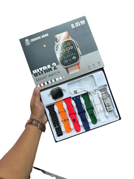 Crown G600 Ultra2 Smart Watch(7in1)