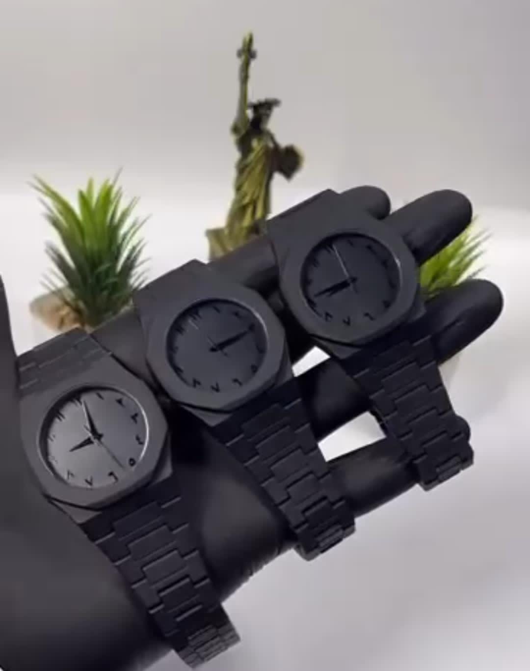 Arabic Aura Full Black Luxury Waterproof Wrist