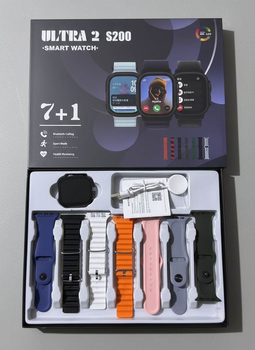 Ultra 2 S200 7+1 Smart Watch Full HD screen