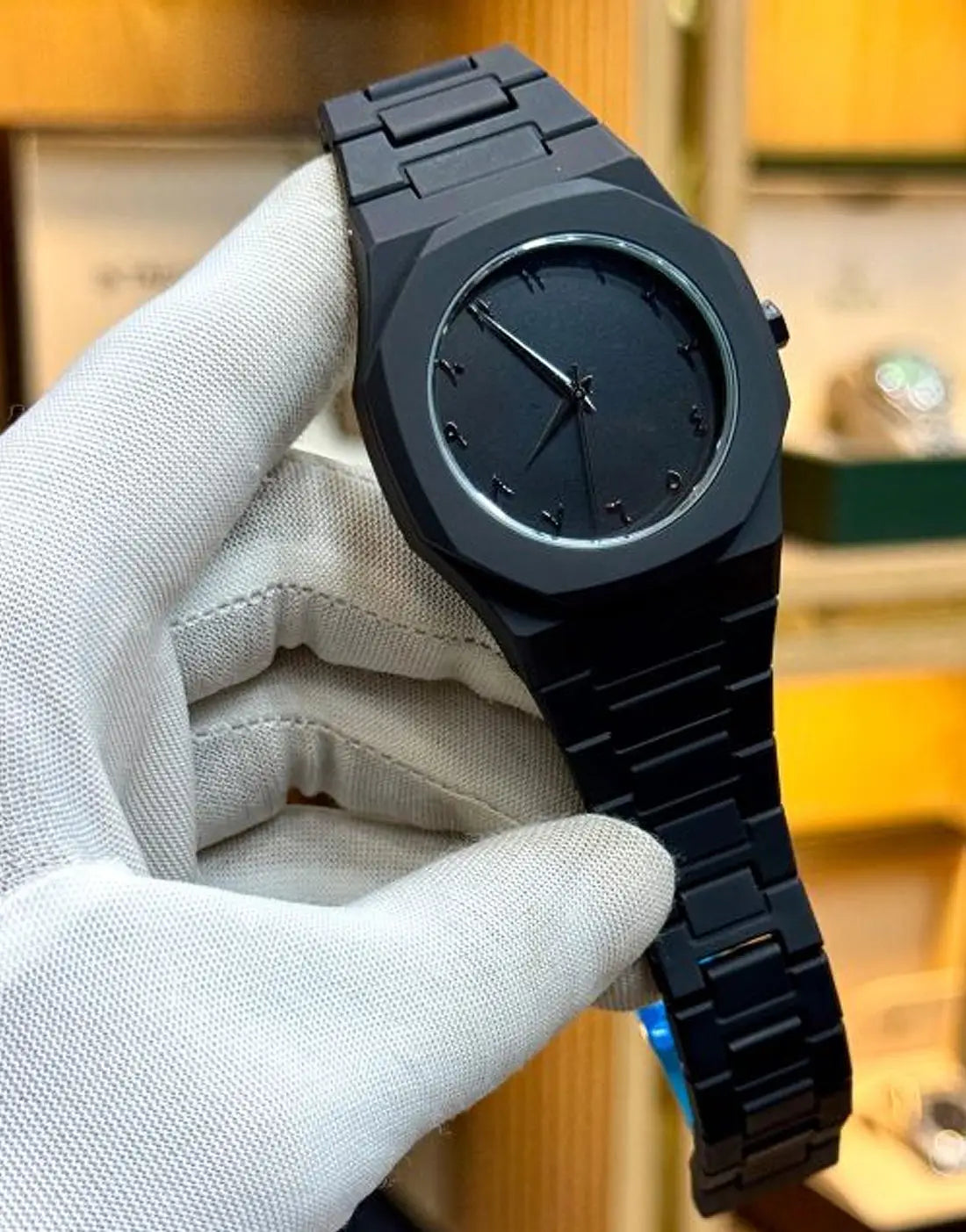 Arabic Aura Full Black Luxury Waterproof Wrist