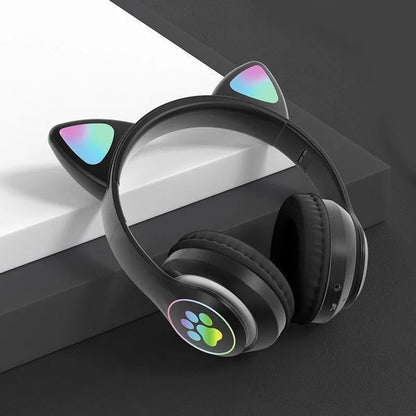 Cat Ear Wireless Bluetooth Headphones